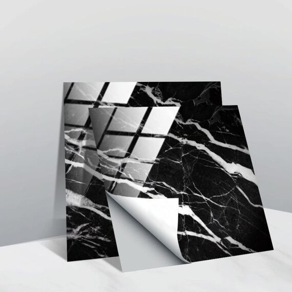 20 PCS 20 cm PVC Crystal Crystal Crystal Pellicola Geometric Pattern Mattonelle Adesivo da parete (TS228)
