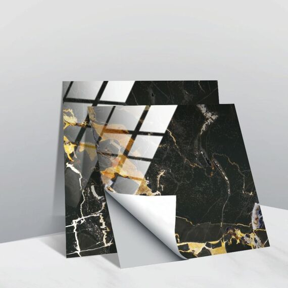 20 pezzi 20cm PVC Crystal Crystal Crystal Pellicola Geometric Pattern Mattonelle Adesivo murale per piastrelle (TS229)