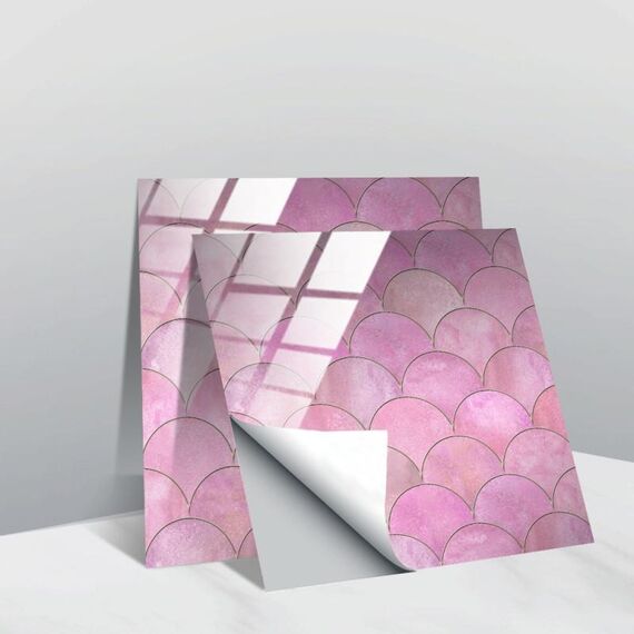 20 PCS 20cm PVC Crystal Crystal Crystal Pellicola Geometric Pattern Mattonelle Adesivo murale per piastrelle (TS249)