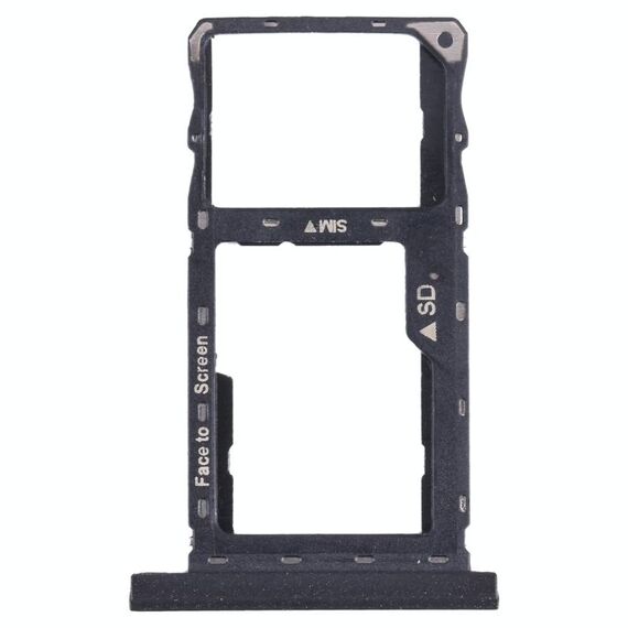 Vassoio della scheda SIM + vassoio della scheda micro SD per Lenovo Tab M10 FHD REL TB-X605LC X605 (nero)