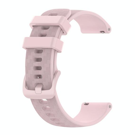 Per honor orologio ES 20mm in fibra di carbonio Strisce Silicone Watch Band (Pink)