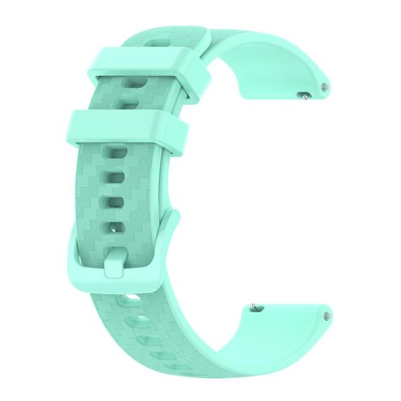 Per onore orologio ES 20mm in fibra di carbonio a strisce silicone orologio (anatra d'acqua)