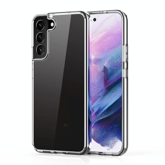 Per Samsung Galaxy S22 + 5G Crystal Clear Series PC + Custodia per telefono in TPU (trasparente)