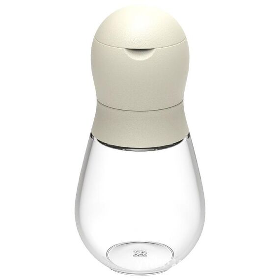2 pezzi Acciaio inossidabile Bowling Pepper Grinder manuale (bianco)