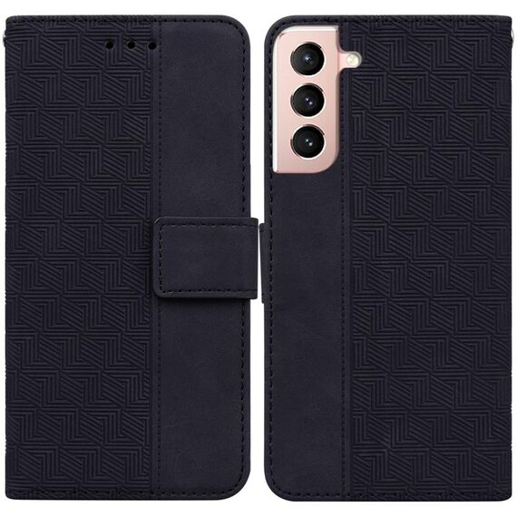 Per Samsung Galaxy S22 + Custodia in pelle Geometrica Geometrica Geometrica (Nero)