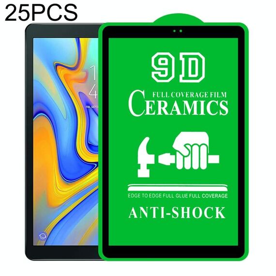 Per Samsung Galaxy Tab A 10,5 2018 T590 / T595 25 PCS 9D Full Schermo intero Pellicola in ceramica