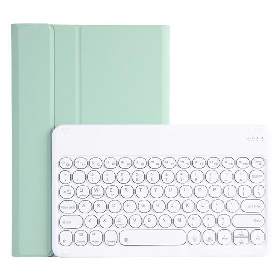 Per Lenovo Pad Pro 11.5 pollici 2021 TB-J716F / Tab Tab P11 PRO-J716F / TAB P11 P11 PRO 11,5 pollici TB-J706F YAM13 Stile di retroilluminazione Stile di agnello Struttura agnello rimovibile Turno TOURYCAP BLUETOOTH Custodia in pelle con supporto (verde ch