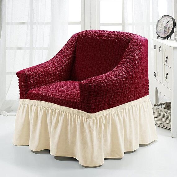 Four Seasons Universal Elastic Coverage Gonna Style Style Style Cover, Dimensioni: Single S 90-140cm (Wine Red Wax Wack)