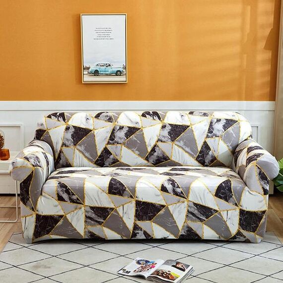 Doppio sedile Soggiorno Four Seasons Elastico Copertura completa Cover antiscivolo Cover, Dimensioni: 145 x 185 cm (Carlos)