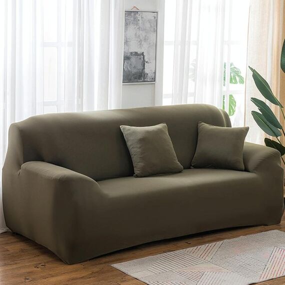 Four Seasons Solid Color Elastic Coverage Pieno Copertura antiscivolo Cover (Green dell'esercito)
