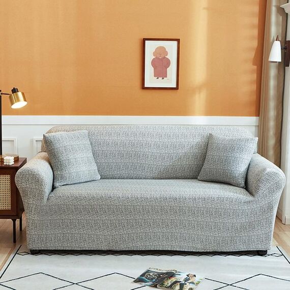 Copertura a doppia copertura a base di copertura elastica antiscivolo (grigio moda)