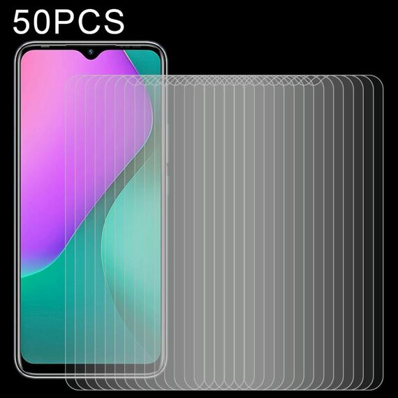 Per infinix hot 10 Play 50 PCS 0.26mm 9h 2,5D Pellicola in vetro temperato