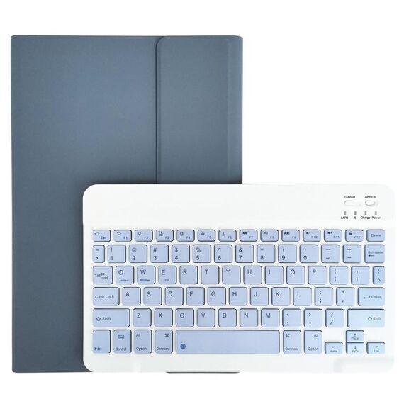 Per Lenovo Pad Tab P11 Pro 11,5 pollici TB-J706F LX115 Tinta unita Solid Color Staccabile KeyCap Custodia in pelle Bluetooth con supporto (viola)
