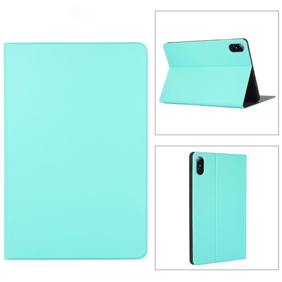 Per l'onore Tablet V7 Pro tensione texture texture TPU Custodia a flip orizzontale orizzontale con supporto (verde menta)