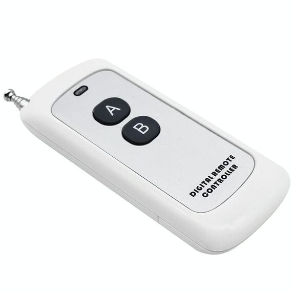 1000-2E Pompa acqua a due bottoni Motore Smart Smart Presa ACCESSO Lampada di controllo Apprendimento Telecomando wireless, Frequenza: 433m 4.7 (bianco)
