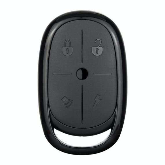 AK-K2000812 a 4 pulsanti di copia Stile Elettrico Barriera Elettrico Garage Battery Car Key Controller remoto, Frequenza: 433MHz (Nero)