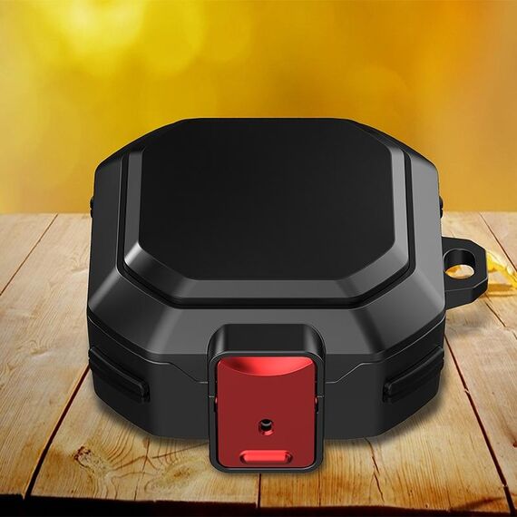 Per Samsung Galaxy Buds Live / Boccioli 2 / Boccioli Pro Thunder BattleGear Anti-Fall Auricolari protettivi con interruttore (nero rosso 2)