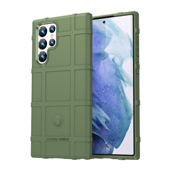 Per Samsung Galaxy S22 Ultra 5G Copertura completa Cassa del telefono TPU antiurto (verde)
