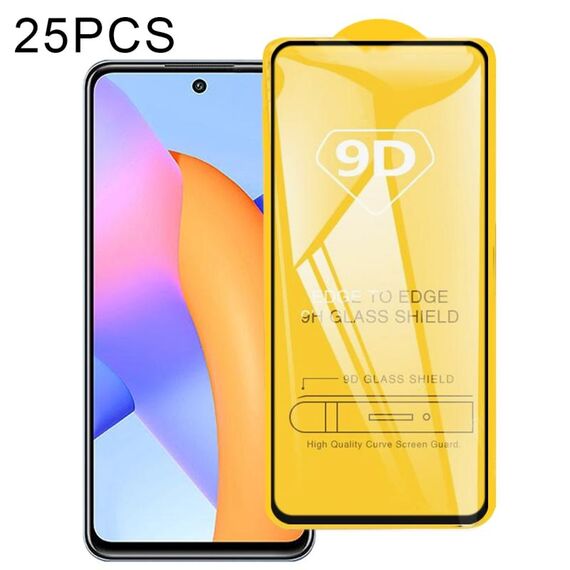 Per Honor 10x Lite 25 PCS 9D Pellicola intera a schermo intero a schermo intero