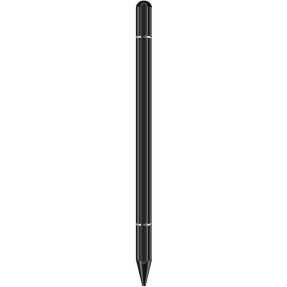 JB06 Universal Magnetic Nano Pen da punta + penna a disco Penna Penna stilo per telefoni cellulari e tablet (nero)