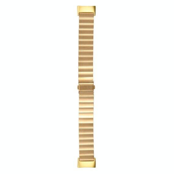 Per la carica Fitbit 5 cinturino in acciaio a cinque talloni con cinturino in acciaio (oro)