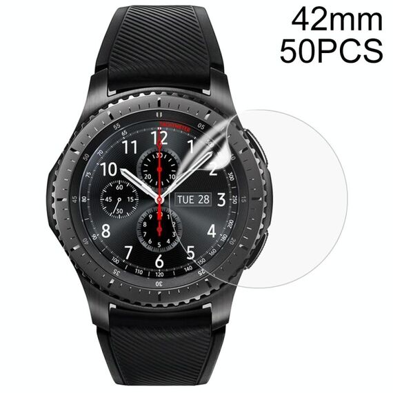 Per Samsung Gear S3 42mm 50 PCS Soft Hydrogel Film Protector dello schermo dell'orologio