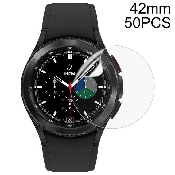 Per Samsung Galaxy Watch4 Classic 42mm 50 PCS Soft Hydrogel Film Protector dello schermo dell'orologio