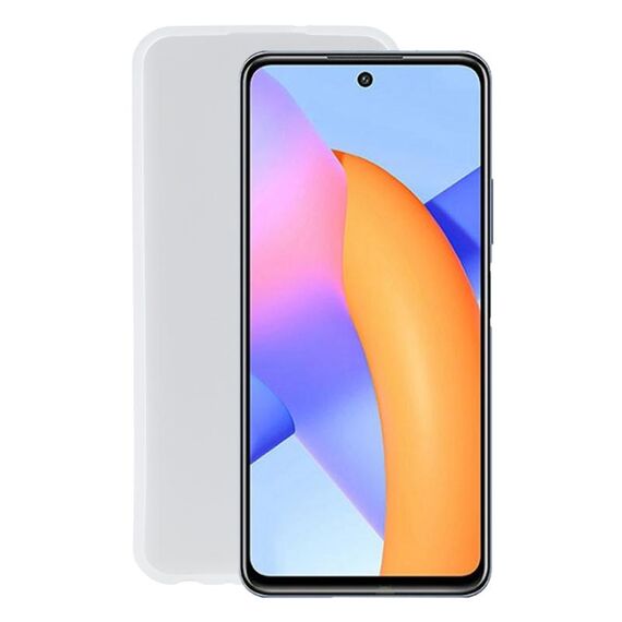 Cassa del telefono TPU per Huawei Honor 10x Lite (bianco smerigliato)