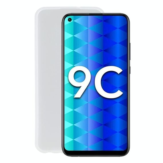 Cassa del telefono TPU per Huawei Honor 9c (Bianco smerigliato)