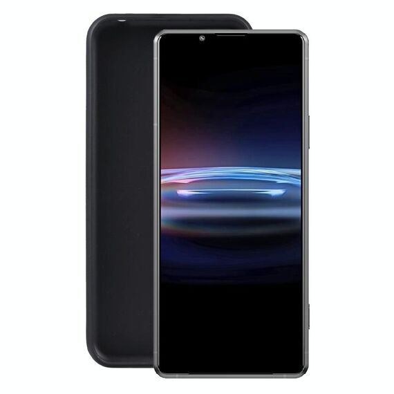 Cassa del telefono TPU per Sony Xperia Pro-I (Black Black)