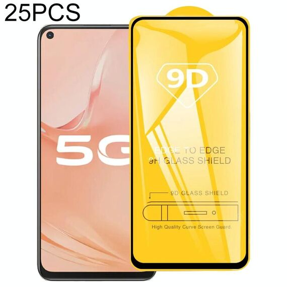 Film in vetro temperato a schermo intero da 25 PCS 9D per vivo Y51s