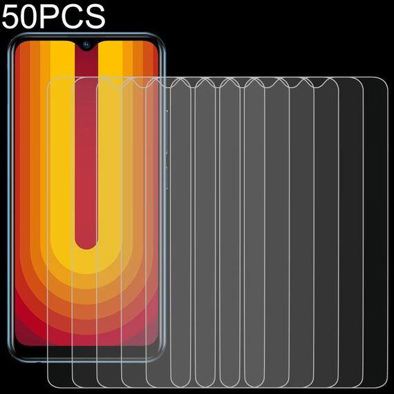 50 PCS 0.26mm 9h Film in vetro temperato per vivo u10 / u3x
