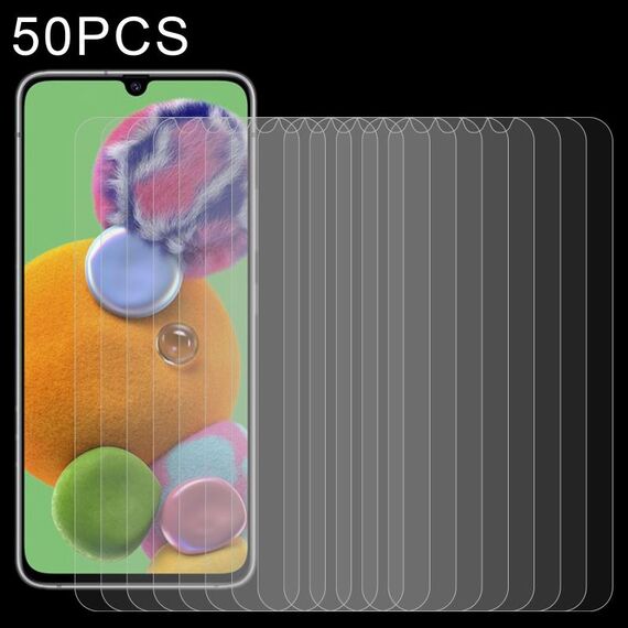 Film di vetro temperato da 50 pezzi 0.26mm 9h 2.5D per Samsung Galaxy A90