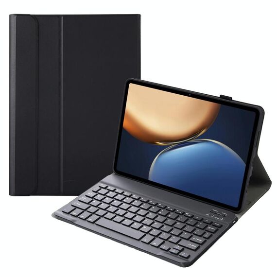 Custodia per tablet in pelle a tavoletta Bluetooth Ultra-sottile a Lambskin texture per onore per onore Tablet V7 Pro (Nero)