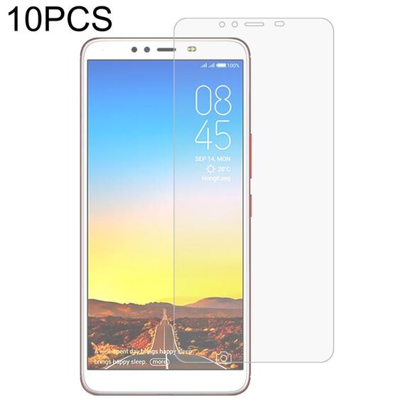 Pellicola di vetro temperato da 10 pezzi da 0,26 mm 9h 2.5D per Tecno Spark 2
