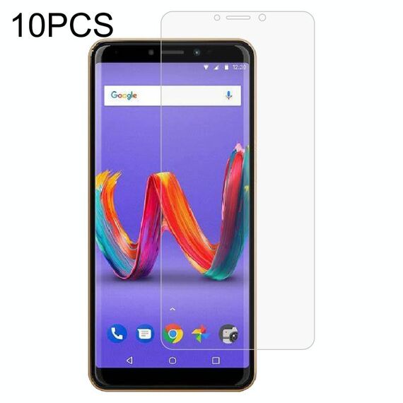 Pellicola in vetro temperato da 10 pezzi 0.26mm 9h 2.5D per Wiko Harry2