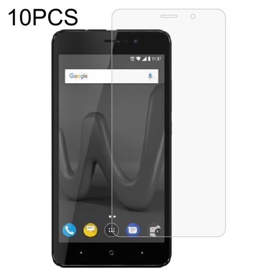 Pellicola in vetro temperato da 10 pezzi da 0,26 mm 9h 2.5D per Wiko Lenny4 Plus
