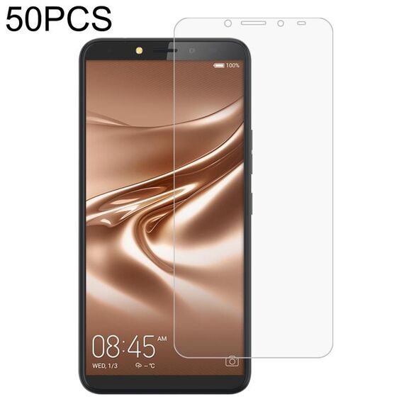 50 pz 0.26mm 9h 2.5D film in vetro temperato per Tecno Pouvoir 2 Pro