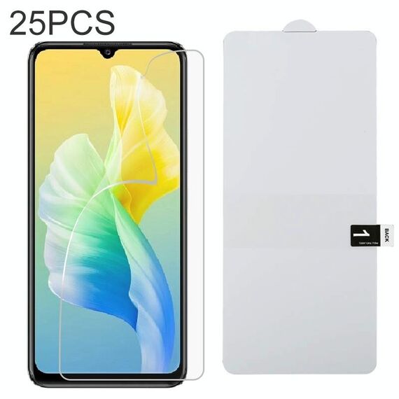 Pellicola idrogel a prova di esplosione a schermo intero 25 PCS per vivo S10E