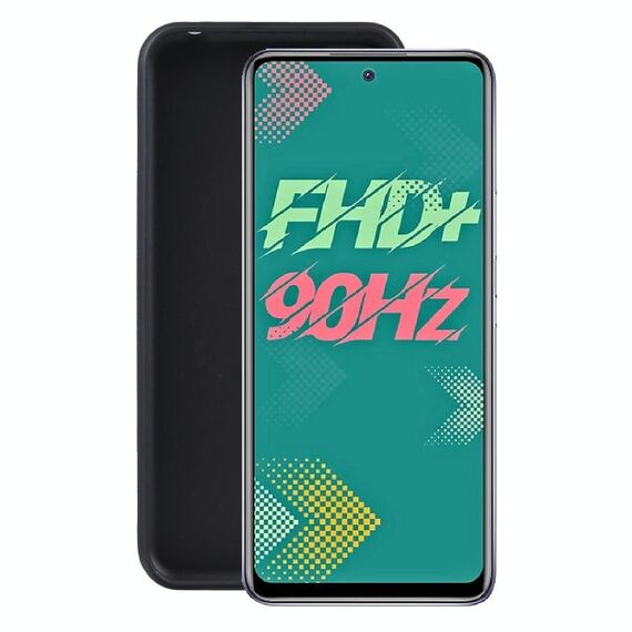 Cassa del telefono TPU per infinix hot 11s (nero)
