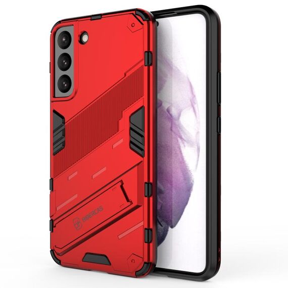 Per Samsung Galaxy S22 + 5G Punk Armor 2 in 1 PC + TPU Cassa del telefono antiurto con supporto invisibile (rosso)