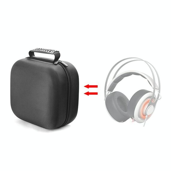 Per SteelSeries Siberia 650 Auricolare protettivo sacchetto di stoccaggio (nero)