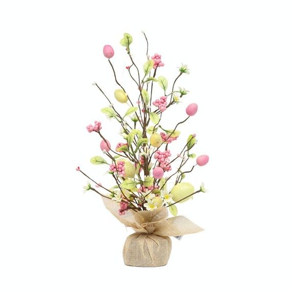 Pasqua LED luci colorate uovo albero decorativo (3)