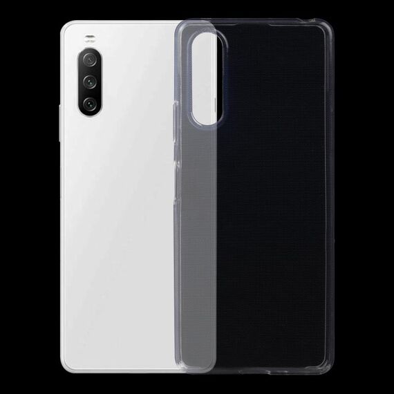 Per Sony Xperia 10 IV 0.75mm Cassa del telefono TPU trasparente ultrasottile