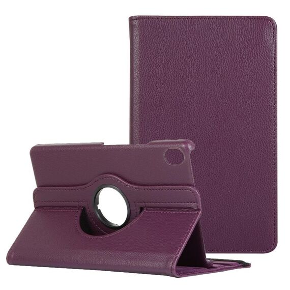 Per Lenovo Legion Y700 Litchi Texture 360 gradi rotazione in pelle in pelle con supporto (viola)
