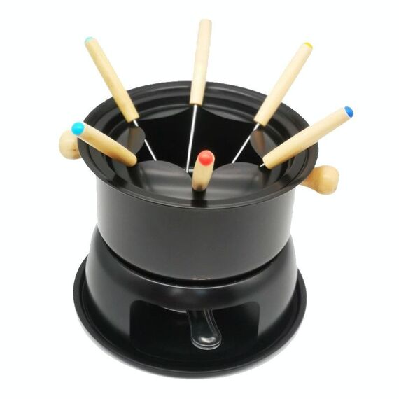 Home Riscaldamento Alcool Pot Pot Formaggio Cioccolato Gelato Fonduta