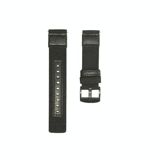 Per Garmin Venu Sq 20mm tela di orologi resistenti all'usura (nero)