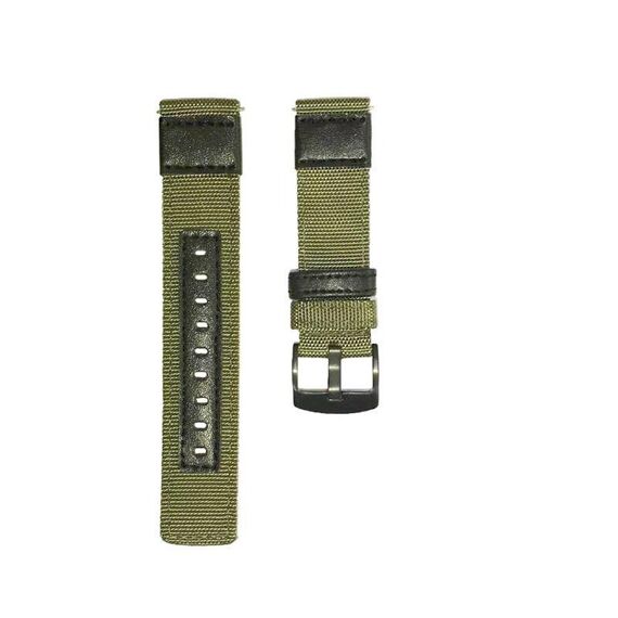 Per Garmin Venu Sq 20mm Tela Watch Band resistente all'usura (verde)