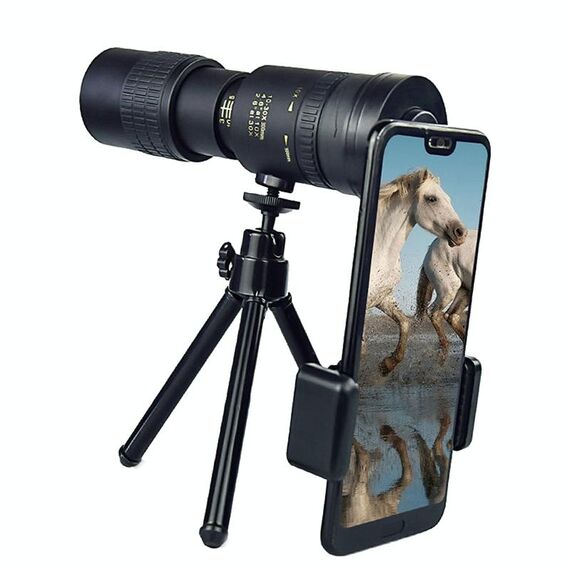 10-300x40 telescopio monoculare HD Telescope Bak4 Prism Telescopio, Stile: con portafoto + treppiede