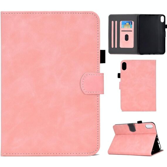 Per Lenovo Legion Y700 Cowhide Texture in pelle intelligente Tablet in pelle (oro rosa)